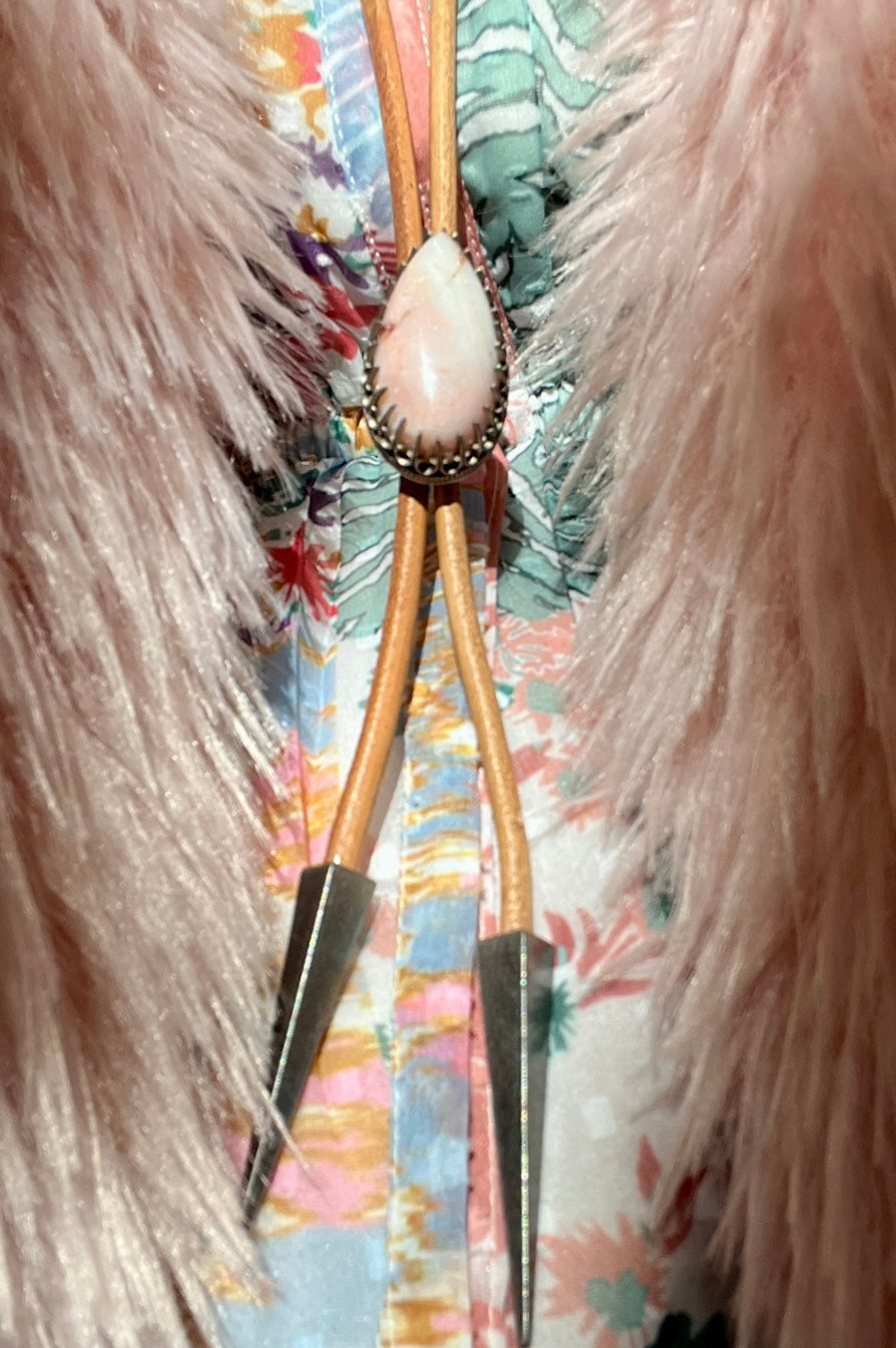 Pink Opal Bolo