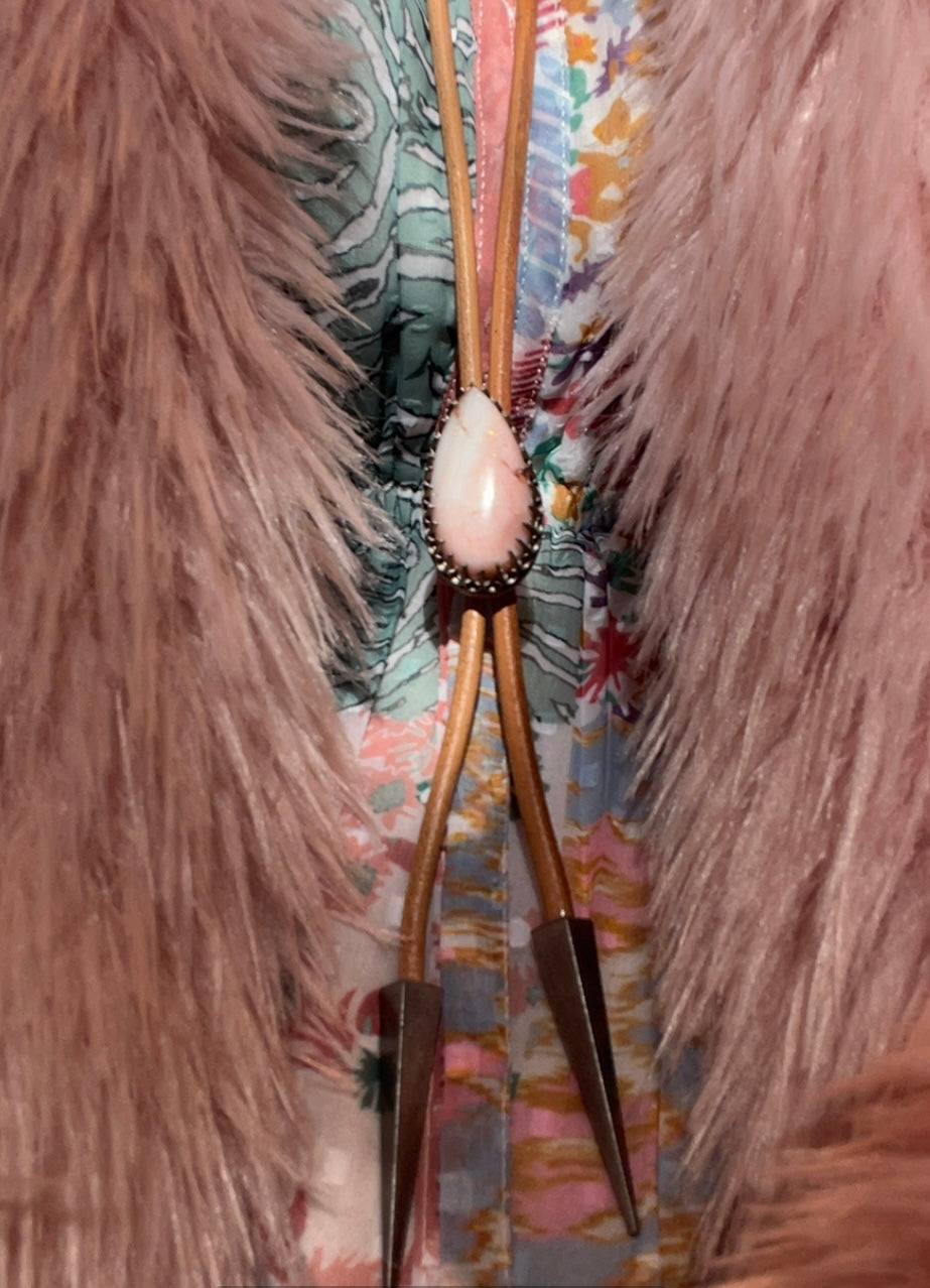 Pink Opal Bolo