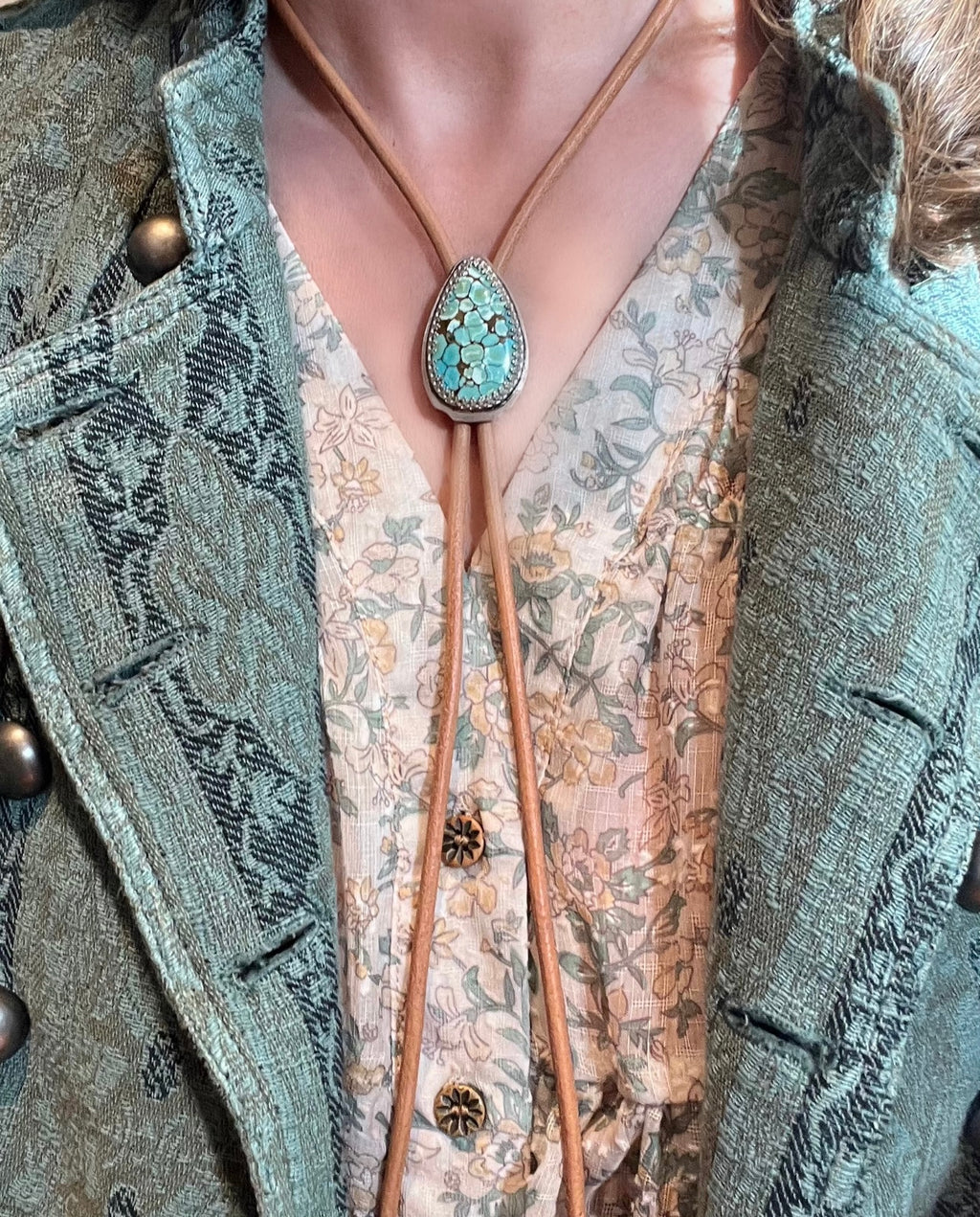 Turquoise Bolo